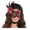 Wholesale Joblot Of 20 Spider Web Feather Masks For Halloween Or Mascarade
