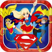 Wholesale Wholesale Joblot Of 25 Packs Of 8 DC Super Hero Girls Square Paper Plates