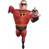 Wholesale Joblot Of 10 Amscan The Incredibles Airwalker Foil Balloon 67