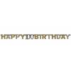 Wholesale Joblot Of 50 Amscan 100th Birthday Letter Banner 2.13m