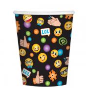 Wholesale Wholesale Joblot Of 50 Amscan LOL Emoji Paper Party Cups 266ml (Pack Of 8)