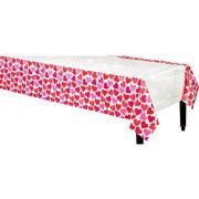Wholesale Wholesale Joblot Of 24 Amscan Key To Your Heart Table Cover 54" X 102"