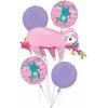 One Off Joblot Of 22 Amscan Anagram Cute Sloth Balloon Bouquet (5 Pack)