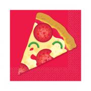 Wholesale Wholesale Joblot Of 50 Amscan Pizza Party Beverage Napkins 2-Ply (Pack Of 16)