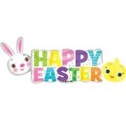 Wholesale Wholesale Joblot Of 30 Amscan Anagram Happy Easter Foil Balloon 44" X 16"