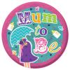 Wholesale Joblot Of 50 Amscan Holographic Mum To Be Badge 15cm