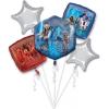 Wholesale Joblot Of 24 Amscan Disney Star Wars Foil Balloon Bouquet (5 Pack)