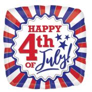 Wholesale Wholesale Joblot Of 60 Amscan Anagram USA Happy 4th Of July Foil Balloon 17"