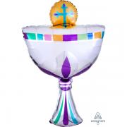Wholesale Wholesale Joblot Of 30 Amscan First Holy Communion Cup Foil Balloon 20" X 31"