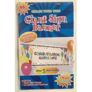 Wholesale Wholesale Joblot Of 24 Amscan Create Your Own Giant Sign Banner Over 5ft