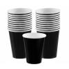 Wholesale Joblot Of 24 Amscan Black Paper Party Cups 266ml (Pack Of 20)
