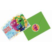 Wholesale Wholesale Joblot Of 30 Amscan UglyDolls Invitations With Envelopes (Pack Of 8)