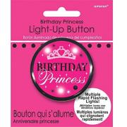 Wholesale Wholesale Joblot Of 36 Amscan Birthday Princess Light-Up Button/Badge