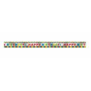 Wholesale Wholesale Joblot Of 30 Amscan Happy Birthday Metallic Banner 25ft