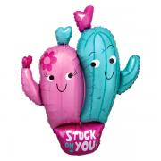 Wholesale Wholesale Joblot Of 30 Amscan Anagram Stuck On You Cactus Balloon 28 "x 36"