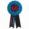 Wholesale Joblot Of 30 Amscan 60th Birthday Award Ribbon Party Badge
