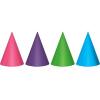 Wholesale Joblot Of 40 Amscan Cone Party Hats In 4 Colours (Pack Of 12) party supplies wholesale
