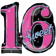 Wholesale Wholesale Joblot Of 20 Amscan Anagram Sweet 16 SuperShape Foil Balloon 28"