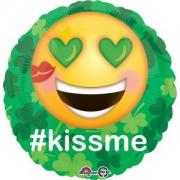 Wholesale Wholesale Joblot Of 50 Amscan Anagram #Kiss Me Emoticon St Patricks Balloon 17"
