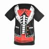 Wholesale Joblot Of 21 Amscan Day Of The Dead T-Shirt Kids 8/10 Years