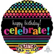 Wholesale Wholesale Joblot Of 20 Amscan Happy Birthday "Good Times" Singing Balloon 28"