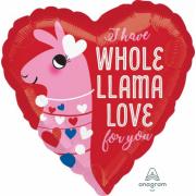 Wholesale Wholesale Joblot Of 40 Amscan Whole Llama Love Decorative Balloon 17"