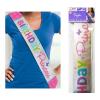 Wholesale Joblot Of 48 Amscan Birthday Princess Sash Silver/Pink 60"