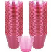 Wholesale Wholesale Joblot Of 18 Amscan 266ml Plastic Cups In Pink (Pack Of 72)
