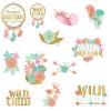 Wholesale Joblot Of 24 Amscan Boho Birthday Girl Cut-Outs Decorations (12 Pcs) wholesale party