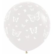 Wholesale Wholesale Joblot Of 20 Amscan Butterflies Balloons Clear 36" (Pack Of 2)