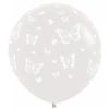 Wholesale Joblot Of 20 Amscan Butterflies Balloons Clear 36