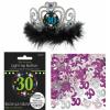 Joblot Of 70 Amscan 30th Birthday Party Stock - Light-Up Tiaras, Badges & More