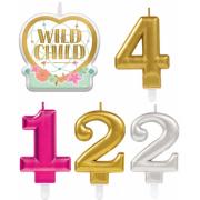 Wholesale One Off Joblot Of 75 Amscan Birthday Candles In 5 Designs