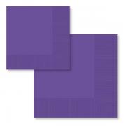 Wholesale Wholesale Joblot Of 96 Amscan Purple Beverage Napkins 3ply (Pack Of 20)