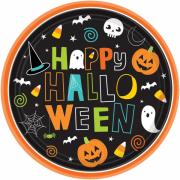 Wholesale Wholesale Joblot Of 24 Amscan Happy Halloween Paper Plates (Pack Of 60)