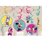 Wholesale Wholesale Joblot Of 48 Amscan Disney Junior Minnie Swirl Decorations (12Pcs)