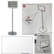 Wholesale Pallet Of 25 X Nobo Quick Change Sign With Stand & 4 X Nobo Whiteboards
