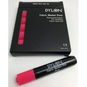 Wholesale Pallet Of 1500 Dylon Fabric Marker Pen In Deep Pink (Pack Of 6)