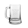 Personalised Engraved Beer Tankard - Any Message Engraved giftware wholesale
