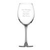 Personalised Engraved Enoteca 19oz Large Wine Glass With Gif