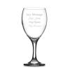 Personalised Engraved Imperial Wine Glass, Gift Boxed, Perso