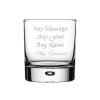 Personalised Engraved Bubble Whiskey 11.5oz Wedding  Birthda wholesale glassware