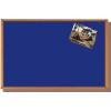 Notice Board Wood Blue Fabric wholesale