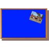 Notice Board Wood Blue Fabric Zenith wholesale
