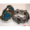 Bracelet, Bangle With Real Crystal And Stone Work wholesale