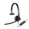Logitech H570E Mono Wired USB-A Headset - Black