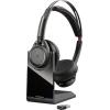 Plantronics Poly Voyager Focus UC B825 Wireless Bluetooth Headset - Black