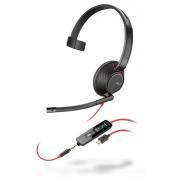 Wholesale Plantronics Poly Blackwire 5210 Wired USB-C And 3.5mm Audio Jack Headset - Black