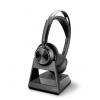 Plantronics Poly Voyager Focus 2 Office Wireless Bluetooth Headset - Black - Incl. Charger Station