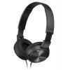 Sony ZX Series Wired 3.5mm Audio Jack On-Ear Headphones - Black wholesale